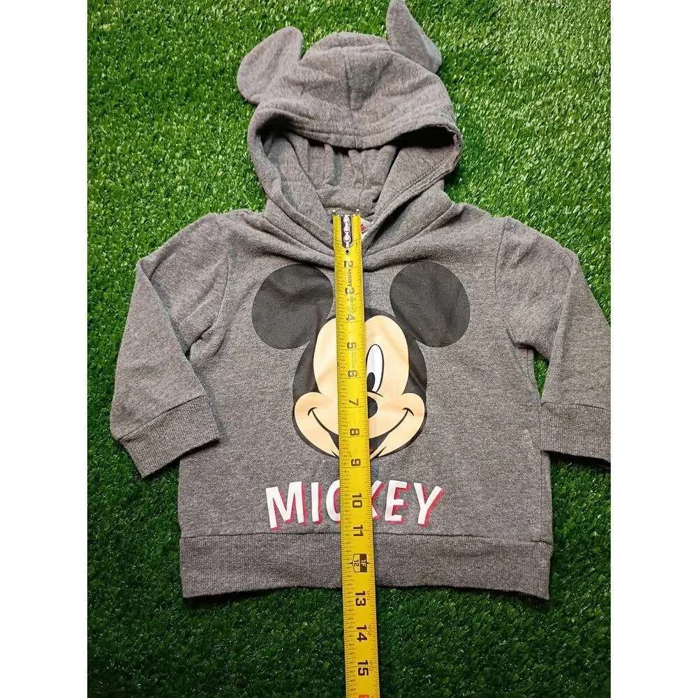 Disney Mickey Mouse Gray Hoodie 2t